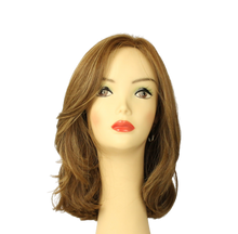 Load image into Gallery viewer, Riva PRE-CUT LIGHT BROWN WITH ASH BLONDE HIGHLIGHTS  Skin Top Size L
