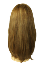 Load image into Gallery viewer, Riva PRE-CUT LIGHT BROWN WITH ASH BLONDE HIGHLIGHTS MULTI-DIRECTIONAL Skin Top Size S
