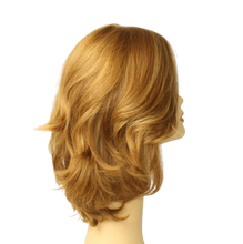 Load image into Gallery viewer, Shlomit Blonde With Highlights MULTI-DIRECTIONAL Skin Top Size S PRE-CUT
