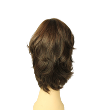 Load image into Gallery viewer, Shlomit Dark Brown With Reddish Highlights Skin Top Size S PRE-CUT
