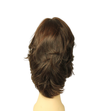 Load image into Gallery viewer, Shlomit Dark Brown With Reddish Highlights Skin Top Size m PRE-CUT
