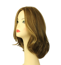 Load image into Gallery viewer, Riva PRE-CUT LIGHT BROWN WITH ASH BLONDE HIGHLIGHTS  Skin Top Size S
