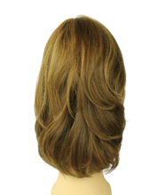 Load image into Gallery viewer, Riva PRE-CUT LIGHT BROWN WITH ASH BLONDE HIGHLIGHTS  Skin Top Size S
