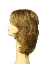 Load image into Gallery viewer, Shlomit BLONDE WITH HIGHLIGHTS MULTI-DIRECTIONAL Skin Top Size S PRE-CUT
