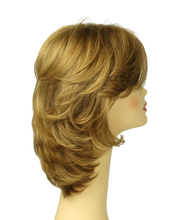 Load image into Gallery viewer, Shlomit BLONDE WITH HIGHLIGHTS MULTI-DIRECTIONAL Skin Top Size S PRE-CUT
