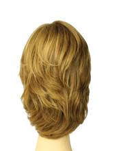 Load image into Gallery viewer, Shlomit BLONDE WITH HIGHLIGHTS MULTI-DIRECTIONAL Skin Top Size L PRE-CUT
