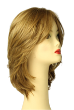 Load image into Gallery viewer, Shlomit BLONDE WITH HIGHLIGHTS MULTI-DIRECTIONAL Skin Top Size L PRE-CUT
