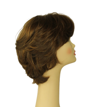 Load image into Gallery viewer, Linda Light Brown With Warm Blonde Highlights Multi-Directional Skin Top Size L
